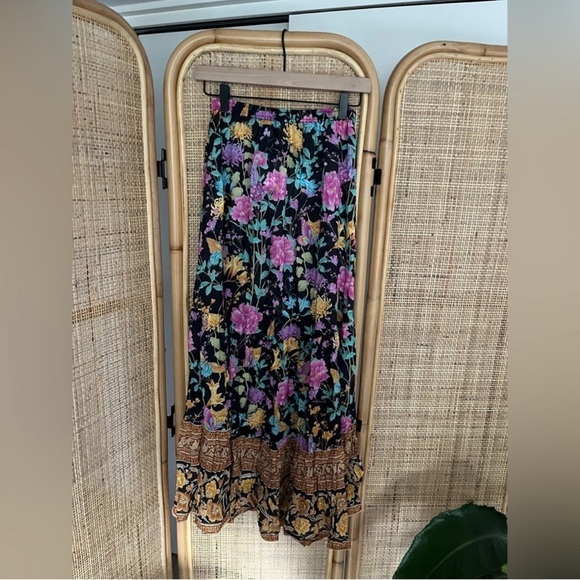 Spell Butterfly Midi Floral Skirt Firefly - Picture 5 of 10